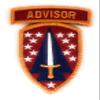 US Army Security Force Assistance Brigade (SFAB) Color Patch w/Advisor Tab with Hook view 1