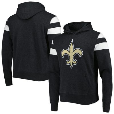 47 Men's Heathered Black New Orleans Saints Premier Nico Pullover Hoodie