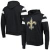 47 Men's Heathered Black New Orleans Saints Premier Nico Pullover Hoodie view 1
