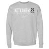 500 LEVEL Jesperi Kotkaniemi Sweatshirt (Crew Sweatshirt, XX-Large, Heather Gray) - Jesperi Kotkaniemi Carolina Elite WHT view 1