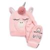 MUK LUKS Unisex Kid's Beanie and Mitten, Unicorn, OS view 1