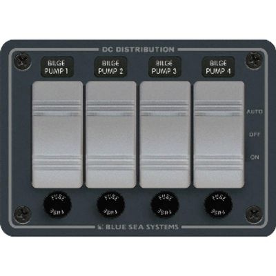 Blue Sea 8666 Contura 4 Bilge Pump Control Panel