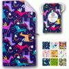ECCOSOPHY Microfiber Kids Beach Towels & Pouch 60"x30" for Girls & Boys - Quick Dry Pool Towels - Sand Free Beach Blanket for Travel - Camping - Vacation - Toallas Playas (Unicorns) view 1