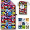ECCOSOPHY Microfiber Kids Beach Towels & Pouch 60"x30" for Girls & Boys - Quick Dry Pool Towels - Sand Free Beach Blanket for Travel - Camping - Vacation - Toallas Playas (Monsters) view 1