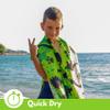 ECCOSOPHY Microfiber Kids Beach Towels & Pouch 60"x30" for Girls & Boys - Quick Dry Pool Towels - Sand Free Beach Blanket for Travel - Camping - Vacation - Toallas Playas (Dinosaur) view 3