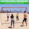 GoSports 12 ft Freestanding Volleyball Training Net for Indoor Our Outdoor Use - Instant Setup and Height Adjustable view 2