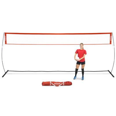 GoSports 20 ft Freestanding Volleyball Training Net for Indoor Our Outdoor Use - Instant Setup and Height Adjustable