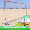 GoSports 20 ft Freestanding Volleyball Training Net for Indoor Our Outdoor Use - Instant Setup and Height Adjustable view 4