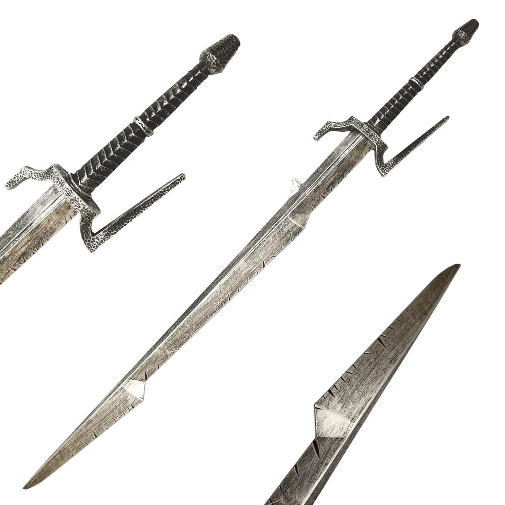 47 Inch Medieval Foam Witcher Hunting Long Sword for Cosplay LARP Costume Hollween (Wild H.)