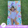 ECCOSOPHY Microfiber Kids Beach Towels & Pouch 60"x30" for Girls & Boys - Quick Dry Pool Towels - Sand Free Beach Blanket for Travel - Camping - Vacation - Toallas Playas (Mermaid) view 3