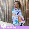 ECCOSOPHY Microfiber Kids Beach Towels & Pouch 60"x30" for Girls & Boys - Quick Dry Pool Towels - Sand Free Beach Blanket for Travel - Camping - Vacation - Toallas Playas (Mermaid) view 4