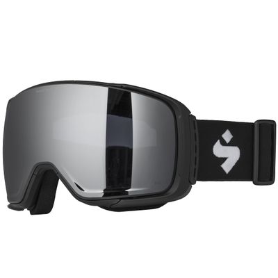 Sweet Protection Interstellar RIG Reflect BLI (Bonus Lens Included) Ski Goggles - Ski and Snowboard UV Protection and Anti-Fog Goggles, RIG Obsidian+RIG L Amethyst/Matte Black/Black, one Size