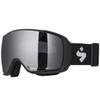 Sweet Protection Interstellar RIG Reflect BLI (Bonus Lens Included) Ski Goggles - Ski and Snowboard UV Protection and Anti-Fog Goggles, RIG Obsidian+RIG L Amethyst/Matte Black/Black, one Size view 1