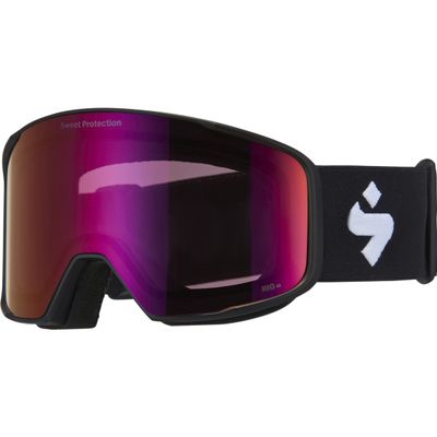 Sweet Protection Boondock RIG Reflect Ski Goggles- Semi-Frameless Snow Goggles with UV Protection Anti-Fog Lens, RIG Bixbite/Matte Black/Black, One Size