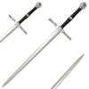 41 Inch Medieval Foam Witcher Hunting Long Sword for Cosplay LARP Costume Hollween (Steel) view 1