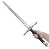 41 Inch Medieval Foam Witcher Hunting Long Sword for Cosplay LARP Costume Hollween (Steel) view 3