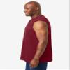KingSize Men's Big & Tall Shrink-Less Lightweight Muscle T-Shirt - 8XL, Rich Burgundy view 4