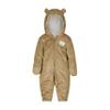 Carter's Girl or Boy Pram Style Water Resistant One Piece Winter Snowsuit with Ears, Khaki, Size 3M view 1