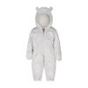 Carter's Baby Boy or Girl One Piece Snowsuit - Hooded Jacket/Snowpants with 3D Ears on Hood, Grey, Size 3M view 1