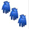 3 Mens EverGrip Blue Cabretta Golf Glove (Left Handed Glove for The Right Handed Golfer) (3XL) view 1