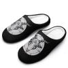 Baphomet Satanic Goat Head Men's Cotton Slippers Closed Toe Casual House Shoes with Non-Slip Sole for Indoor&Outdoor 11-1244-45 view 1