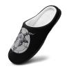 Baphomet Satanic Goat Head Men's Cotton Slippers Closed Toe Casual House Shoes with Non-Slip Sole for Indoor&Outdoor 11-1244-45 view 2