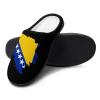 Bosnian Map Flag Men's Cotton Slippers Closed Toe Casual House Shoes with Non-Slip Sole for Indoor&Outdoor 7-840-41 view 3
