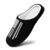 Thin Silver Line Correctional Officer Men's Cotton Slippers Closed Toe Casual House Shoes with Non-Slip Sole for Indoor&Outdoor 9-1042-43 view 3