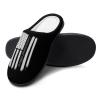 Thin Silver Line Correctional Officer Men's Cotton Slippers Closed Toe Casual House Shoes with Non-Slip Sole for Indoor&Outdoor 9-1042-43 view 4