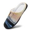 Retro Titanic Famous Old Historic Men's Cotton Slippers Closed Toe Casual House Shoes with Non-Slip Sole for Indoor&Outdoor 7-840-41 view 2