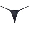 Botmois Mens Checkered Minimum Coverage String Thong Underpants Enhancing Micro Tangas Daily Underwear Micro T-back Black L view 1
