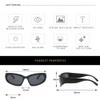 HCHES Sunglasses Women Men Design Mirror Sport Luxury Vintage Unisex Sun Glasses Men Driver Rideing Eyeglasses Shades,Black,A view 2