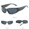 HCHES Sunglasses Women Men Design Mirror Sport Luxury Vintage Unisex Sun Glasses Men Driver Rideing Eyeglasses Shades,Black,A view 4