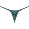 Botmois Mens Checkered Minimum Coverage String Thong Underpants Enhancing Micro Tangas Daily Underwear Micro T-back Dark Green M view 3