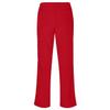 M&M SCRUBS Women's Stretch Scrub Set - Cool V-Neck Top & Cargo Pant, Breathable Moisture Wicking Medical Uniform (Red, XX-Large) view 4