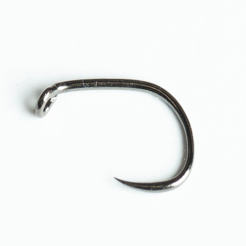 Blue Wing Olive BWO COMP 350 Barbless 1X Short Nymph Fly Hooks- 100 Pack (#20)
