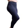 Bioflect Compression Leggings with Bioactive Raised Massaging Knit - for Support and Comfort - Black M/L view 1