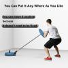 AHDFY Movable & Fixation Free T Bar Row Platform Landmine Attachment for Barbell, T Bar Row Machine 360 Swivel, Heavy Duty Steel Landmine Base Fits 1" Standard and 2" Olympic Bars view 2