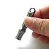 Fanycs Titanium Emergency Whistle Outdoor Safety Whistle Survival with Paracord Camping Hiking Loud Whistle Coaches Training Sports Keychain Whistle with Lanyard (Round Hole) view 4