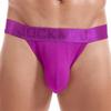 JOCKMAIL Low Waist Mens Briefs Underwear Breathable Mesh Comfort Underwear Briefs Men Underpants Purple view 2