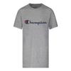 Champion Script SS Boys Active Shirts & Tees Size M, Color: Grey/Navy view 1