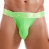 JOCKMAIL Low Waist Mens Briefs Underwear Breathable Mesh Comfort Underwear Briefs Men Underpants Green view 2