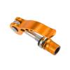 X AUTOHAUX 2pcs 8mm Aluminium Alloy Bicycle Seat Post Quick Release Pin Seatpost Skewer Bolt Yellow view 4