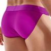 JOCKMAIL Low Waist Mens Briefs Underwear Breathable Mesh Comfort Underwear Briefs Men Underpants Purple view 4