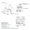 558 Red Green Dot Holographic Sight Reflex Scope with G33 3X Magnifier Quick Release Mount Combo(Tan) view 4