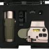 558 Red Green Dot Holographic Sight Reflex Scope with G33 3X Magnifier Quick Release Mount Combo(Gold) view 2