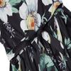 Bonny Billy Girls' Clothing Sets Flower Dress and Solid Cardigan 2 PCS Outfits 8-9t Black-1 view 4