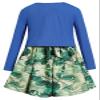 Bonny Billy Girls' Clothing Sets Flower Dress and Solid Cardigan 2 PCS Outfits 10-11t Blue-2 view 4