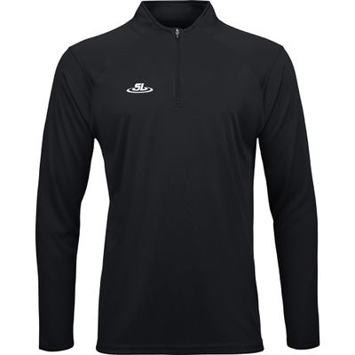 ScrapLife | Mens Premium Performance 1/4 Zip Essential Wrestling Shirt | Professional Athletes Choice! (2XL, Black)