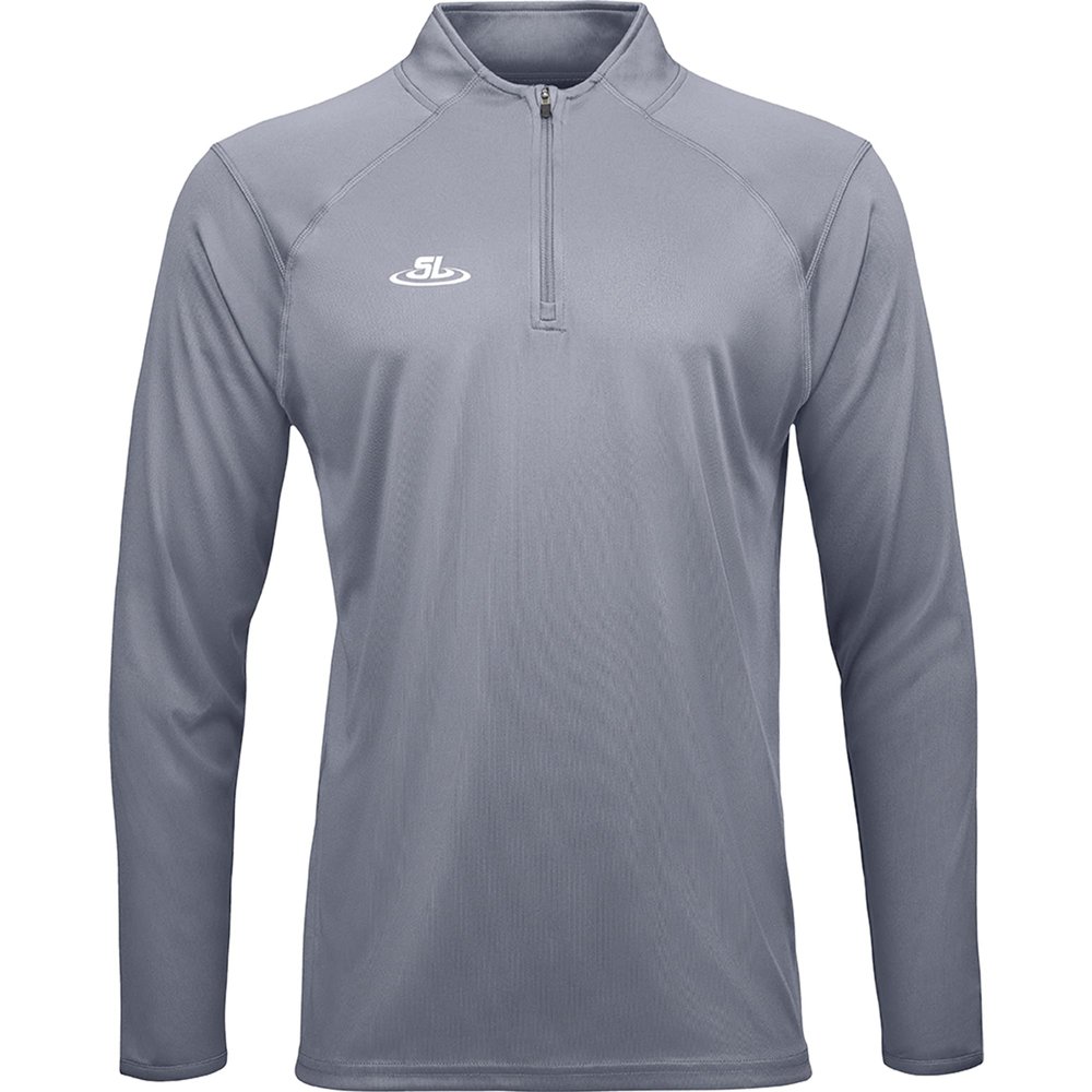 ScrapLife | Mens Premium Performance 1/4 Zip Essential Wrestling Shirt | Professional Athletes Choice! (Small, Charcoal)